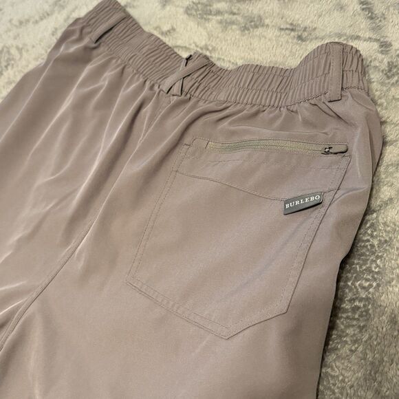 Burlebo Men's Everyday Shorts Gray 8 Inch Inseam Duck Pockets Size XL - Picture 1 of 8